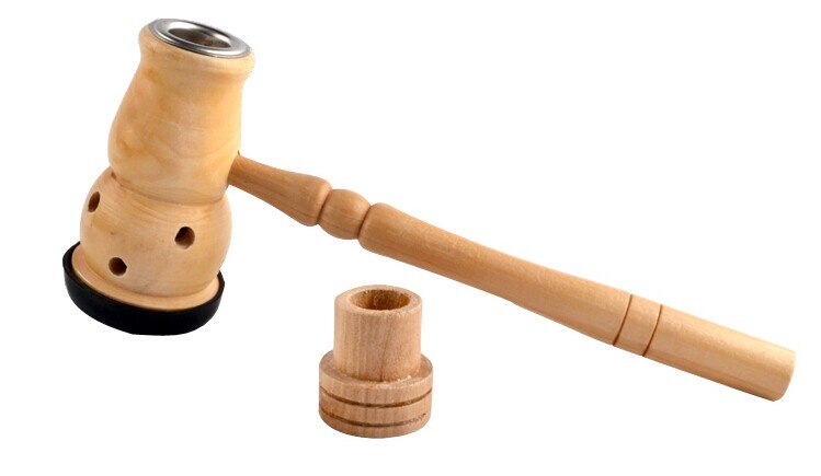 Navel moxibustion box wooden moxa moxibustion spa box navel moxa massage gourd instrument