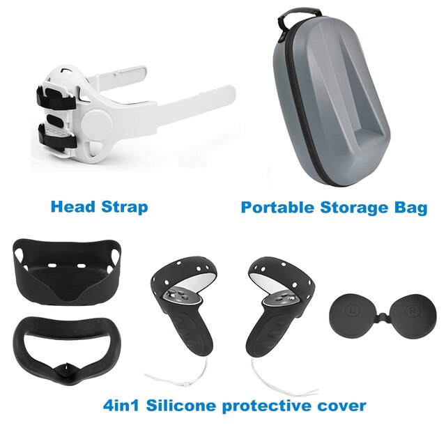 Elite Head Strap For Oculus Quest 2 VR Accessories Adjustable Oculus Quest 2 Halo Head Strap Quest 2 Strap Quest 2 Accessories