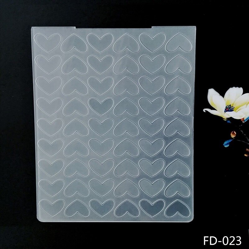 Azsg blomster mælkebøtte prægningsmappe gør-det-selv papir skærematricer til scrapbog plastikplade: Fd -023