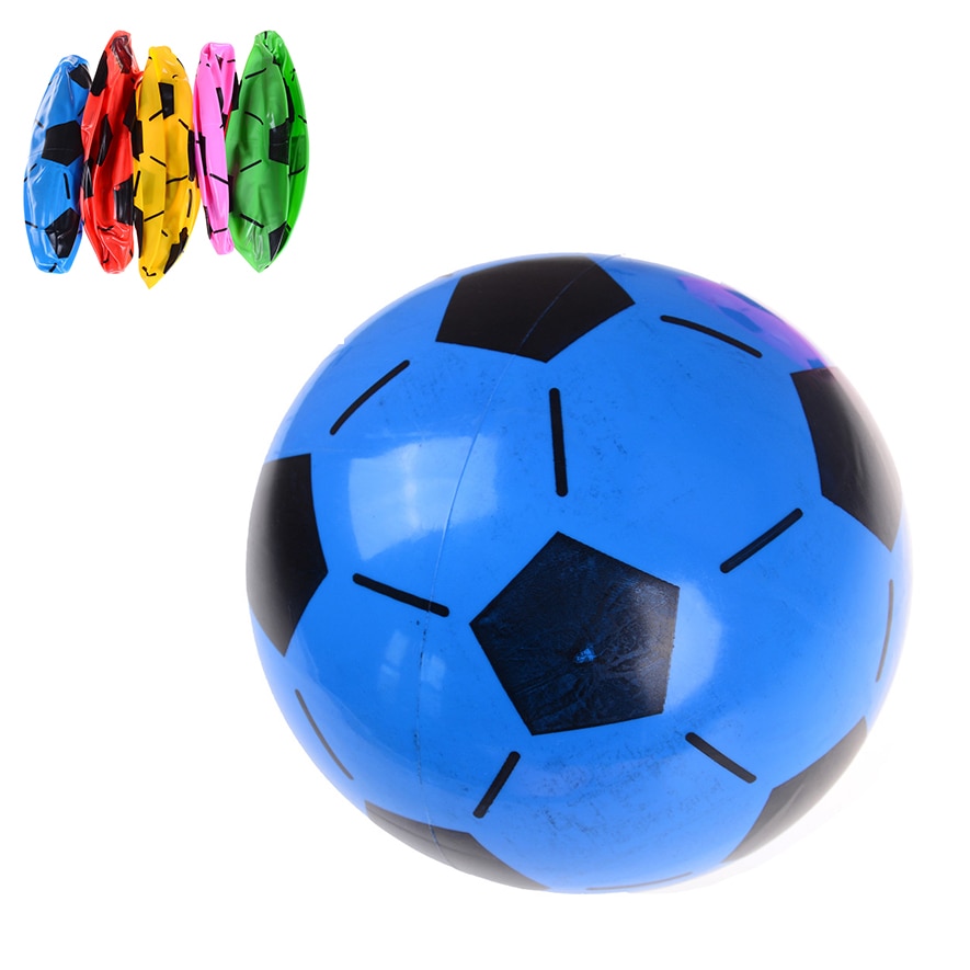20cm oppblåsbare badeballer elastiske gummiballer utendørs søle strandsport oppblåsbare fotballleker