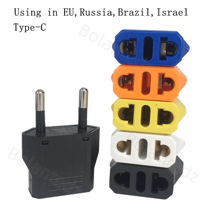 UNS Zu EU AC Stecker Adapter Konverter Amerikanischen Japan USA Zu Euro Europäischen Typ C Reise Adapter Steckdose