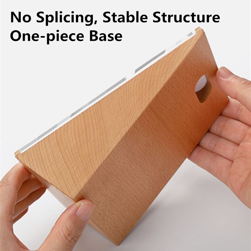 90*55mm Small Slant Back Wooden Table Menu Holder Stand Restaurant Acrylic Price Label Sign Holder Display Racks