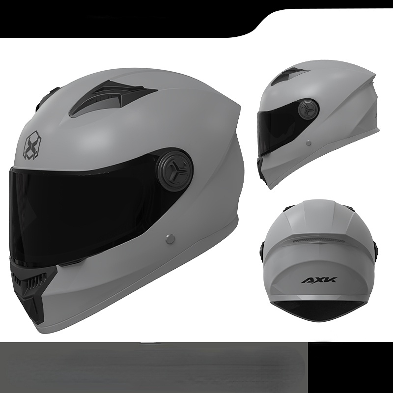 Dubbelvizier Motorhelm Racehelmen Veiligheid Unisex Motorfiets Sporthelm Full Face Winter Warm Met: Goud