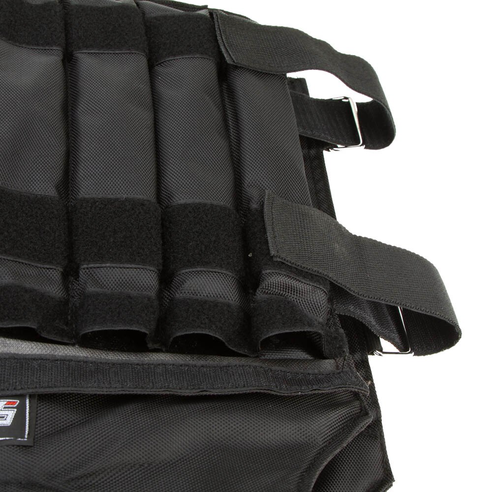 SUTENG 20kg Loading Weighted Vest Adjustable Weight Jacket Exercise Boxing Training Waistcoat Invisible Sand Protect Clothing