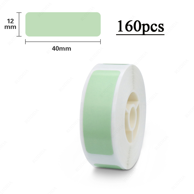 Niimbot D11 D110 D101 étiquettes thermiques papier blanc couleur Pure étiquette autocollant étanche Anti-huile résistant aux rayures étiquette de prix: Argent