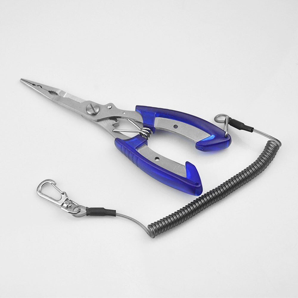 Rvs Vissen Tang Set Vissen Tang Schaar Line Cutter Hook Remover String Tool met Zak