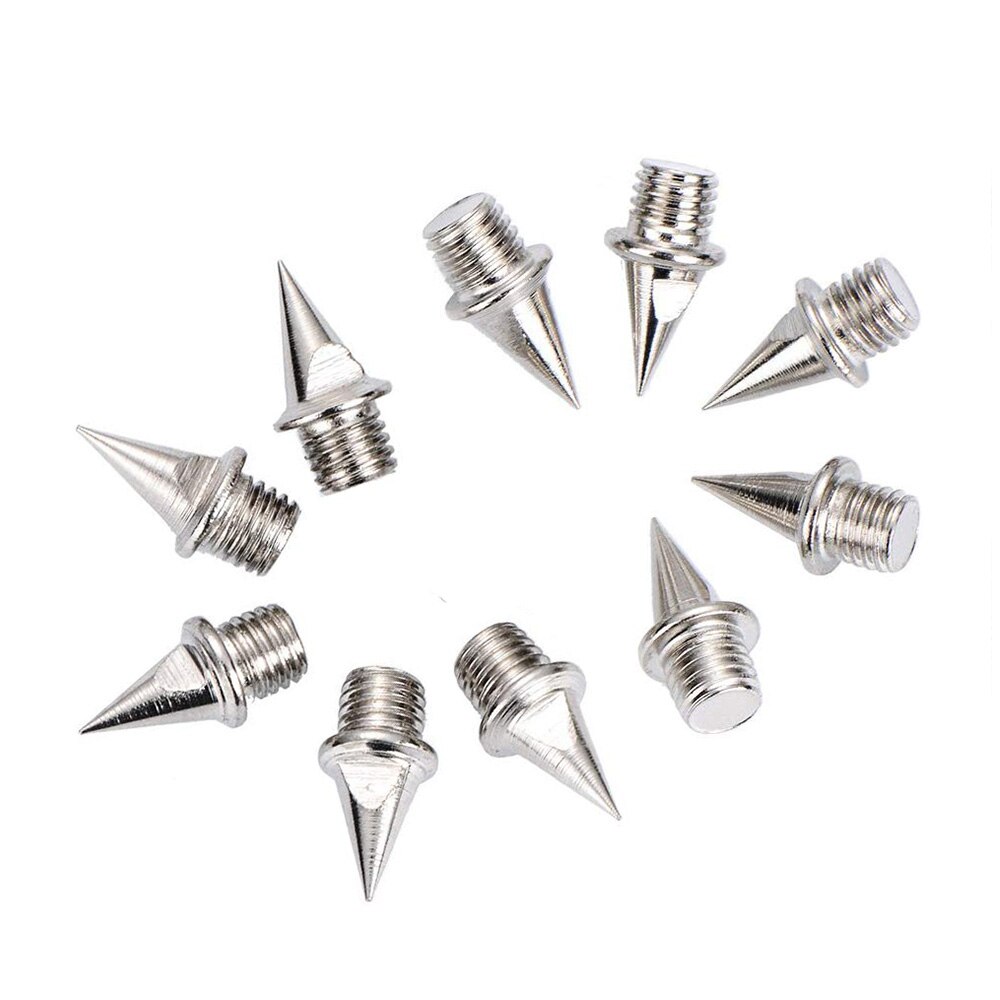 10pcs Track Field Shoes Spikes Sneakers Athlete Running Training Shoes Lightweight Racing Match Spike Stainless Steel Pin Length