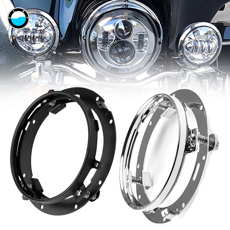 7 inch led headlight round extension mounting bracket ring for Motorcycles Headlamps 7inch Round Mounting Bracket Ring.