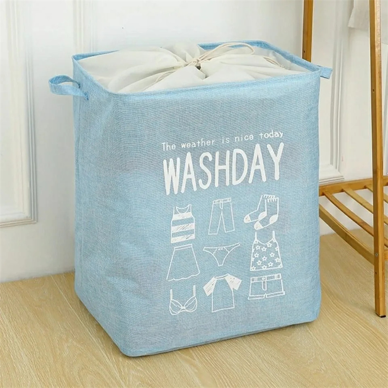 105L Dikke Katoenen Trekkoord Zak Quilt Opbergtas Katoenen Dekbed Opbergtas Garderobe Plus Size Opbergtas Thuis Opslag