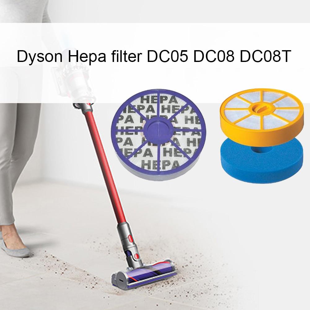 1 x hepa filter dyson  dc05 dc08 dc08t dc08tw indstilling - hepa filter sæt til dyson todelt filter