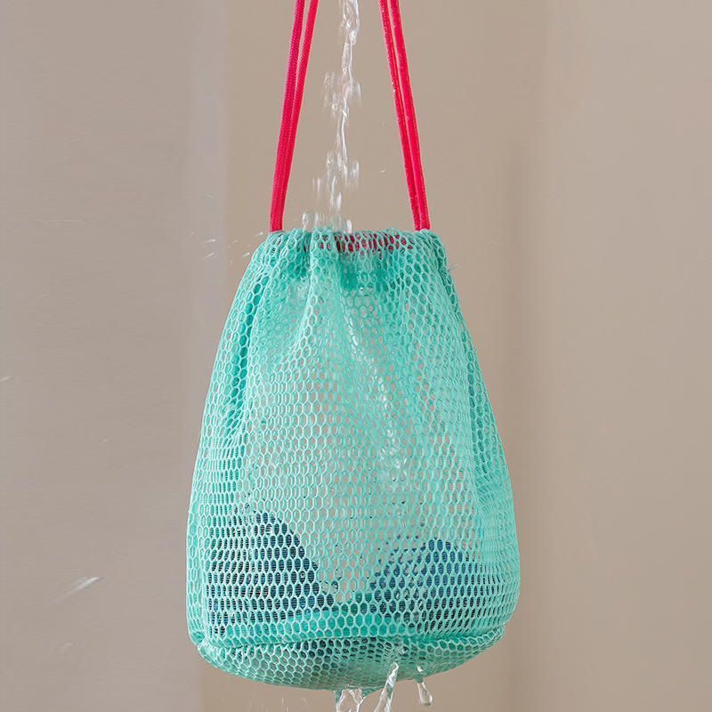 1Pc Nylon Mesh Trekkoord Opbergtas Tas Reis- en buitenactiviteitszakje voor digitale producten Make-uptas Multifunctioneel