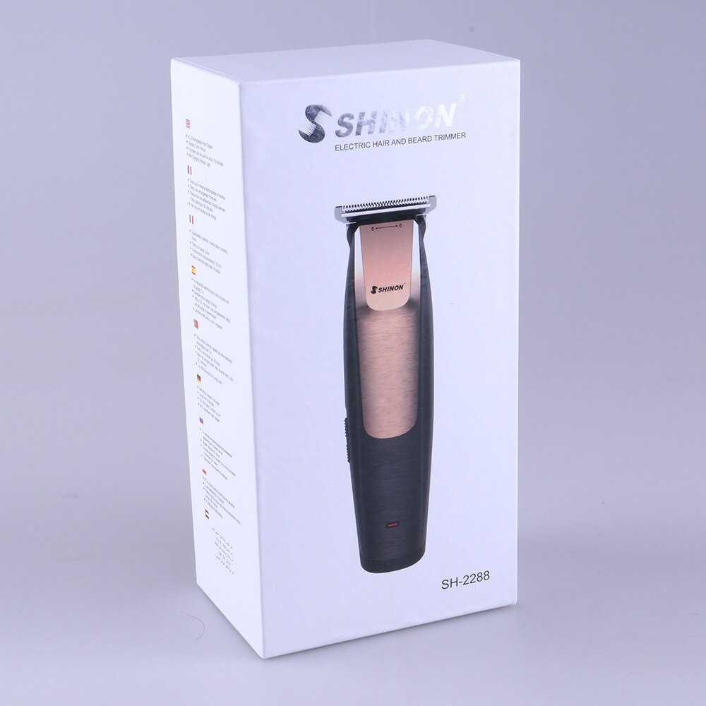 SHINON Oplaadbare Elektrische Haar Snijder Tondeuse Draagbare Baard Trimmer Universele Kapper Kapsel Tool haar clippe