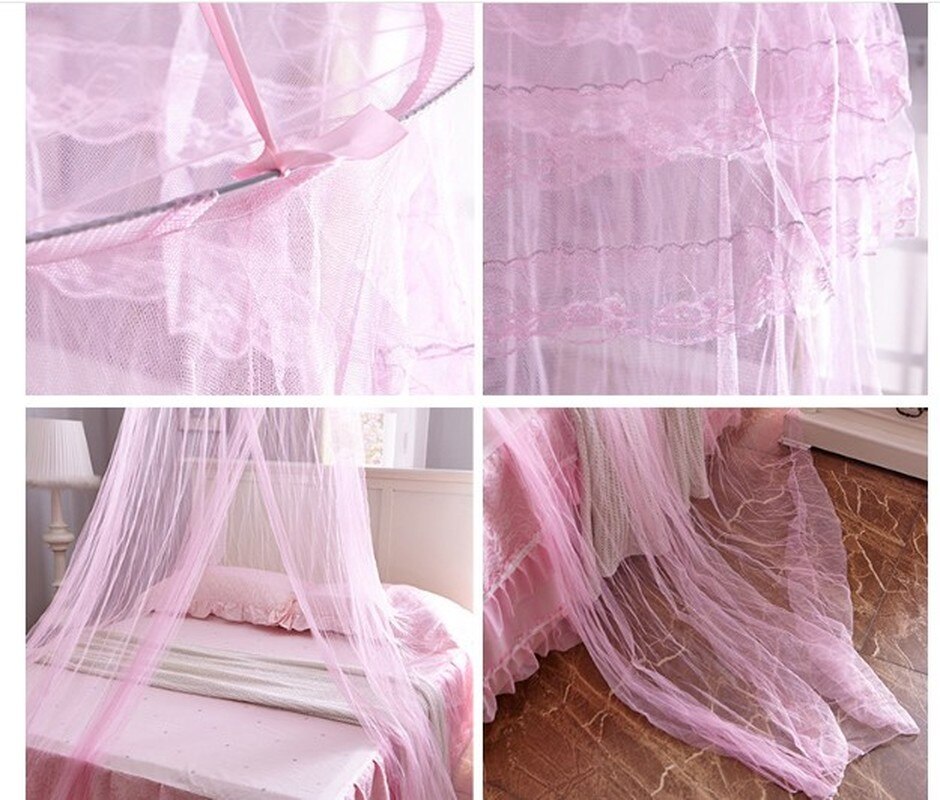 Princess Free Installation of Mosquito Nets Encryption Anti-mosquito Heightening Round Ceiling Dome Mosquito Tent