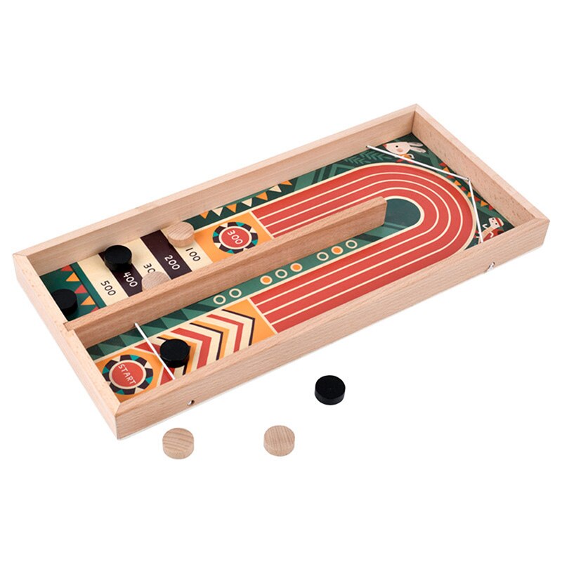 Holz Interaktive Tabelle Spiel (8 Schach Stück) Gremium Spiel Eishockey freundlicher Erwachsene Weihnachten Party Spielzeug