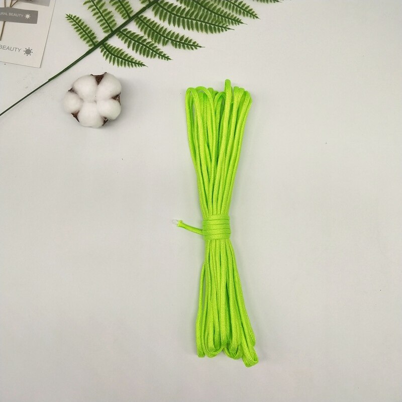 10m/ parti 4mm bredde 7 reb kerne nylon polyester reb klatrebåd sejlline remskive reb tøjsnor overlevelse faldskærmssnor: 4mm frugter