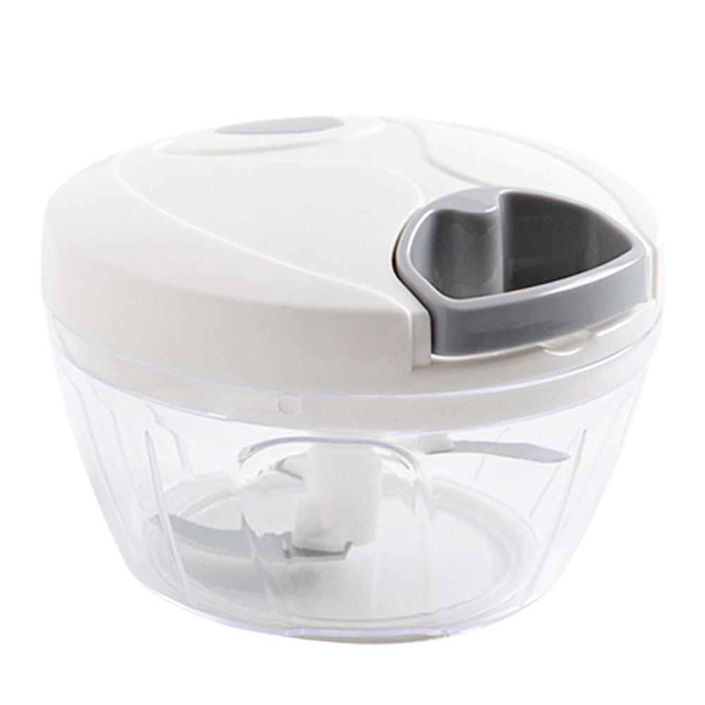 Handmatige fruit- en groentesnijder, handbediende knoflooksnijder, multifunctionele keukenaccessoires: Is grijs