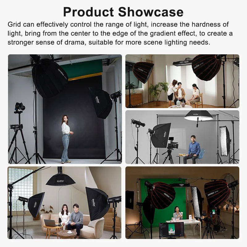 Honeycomb Grid For Octagon Square Rectangle Hexadecagon Deep Softbox 30* 40 50*70 55 60 65 80 22*90 95 80*120 140 35*160cm