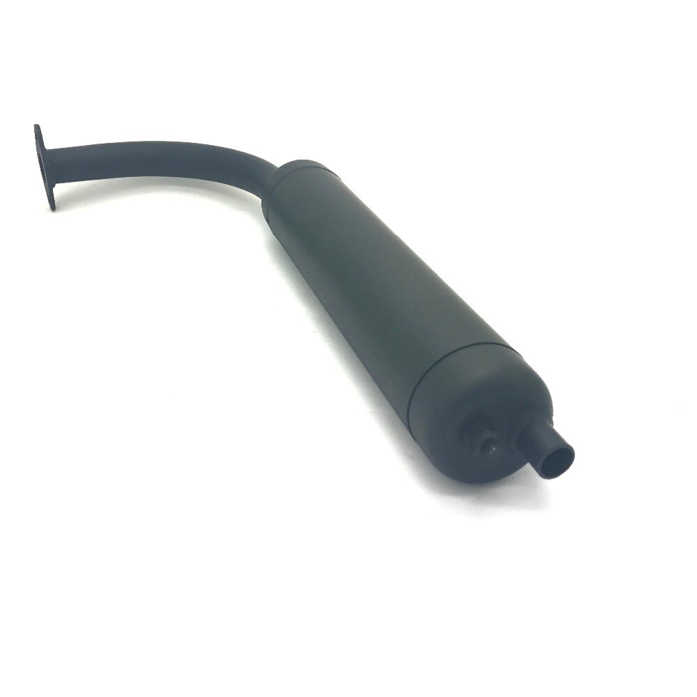 Muffler Exhaust Pipe 49cc 50cc 66cc 80cc 2-Stroke Engine Motorized Bicycles Bike Black