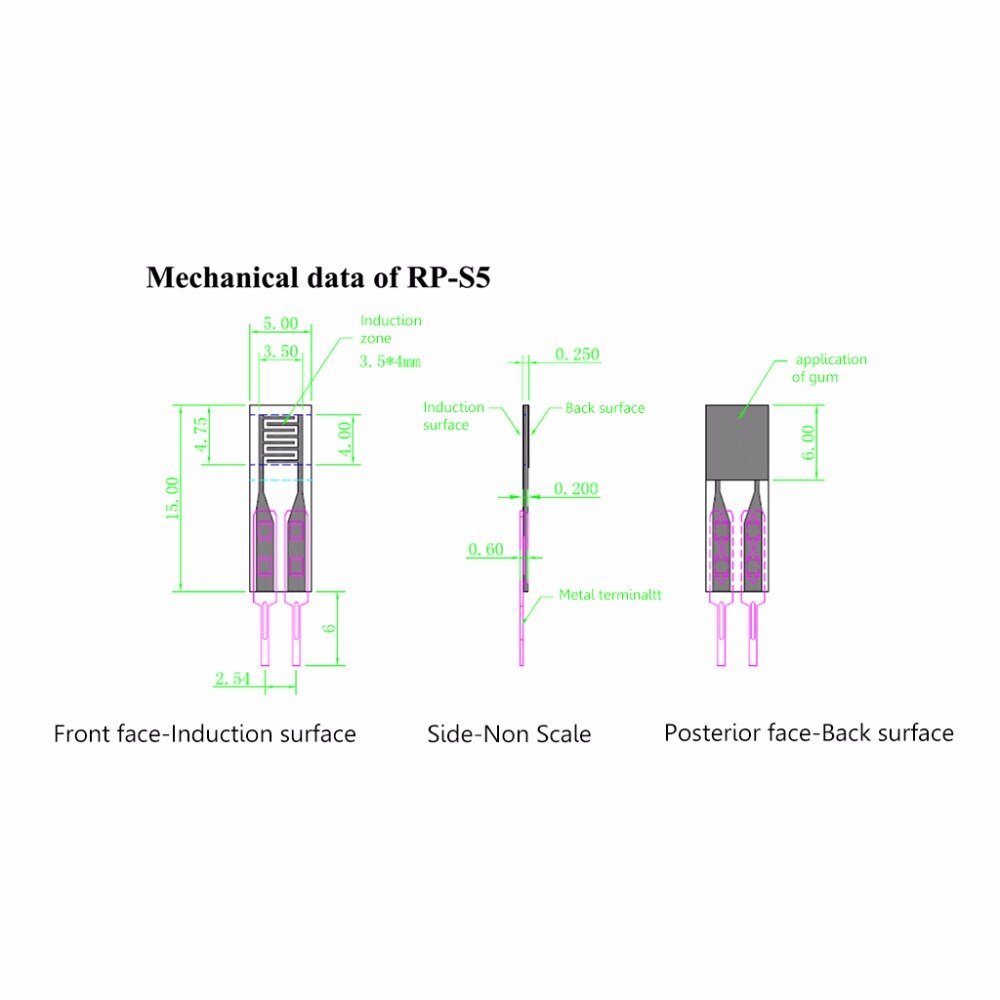 High Accuracy 10g-1kg Pressure Sensor Smart Flexible Thin Film Force Sensor