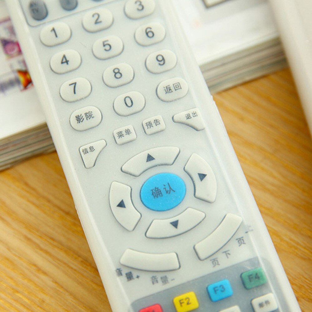 Remote control protective cover anti-dust waterproof for TV remote control modern simple transparent silicone