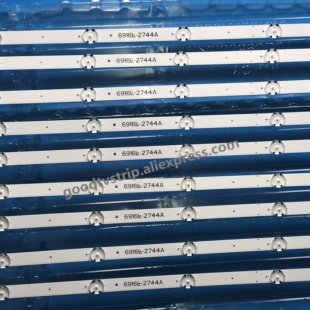 Kit Original De Bande De Rétro-éclairage LED, 3 Pièces, 8LED