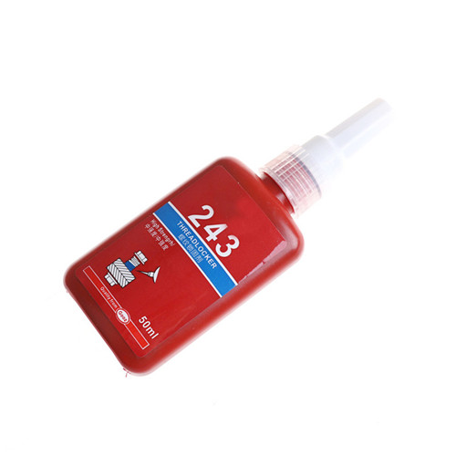 Schroef lijm Draad borgmiddel Anaërobe lijm 243 lijm 50 ml Olie weerstand Snelle uitharding