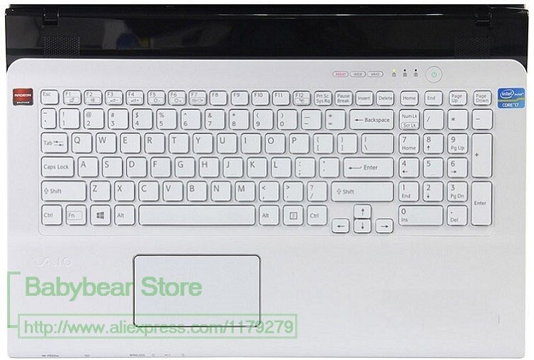 15 Inch 15.5 ''Silicone Keyboard Cover Protector Voor Sony Eb Serie Ee Cb El Eh Se F219 F24 E15 s15 E17 Serie Met Nummer Zone