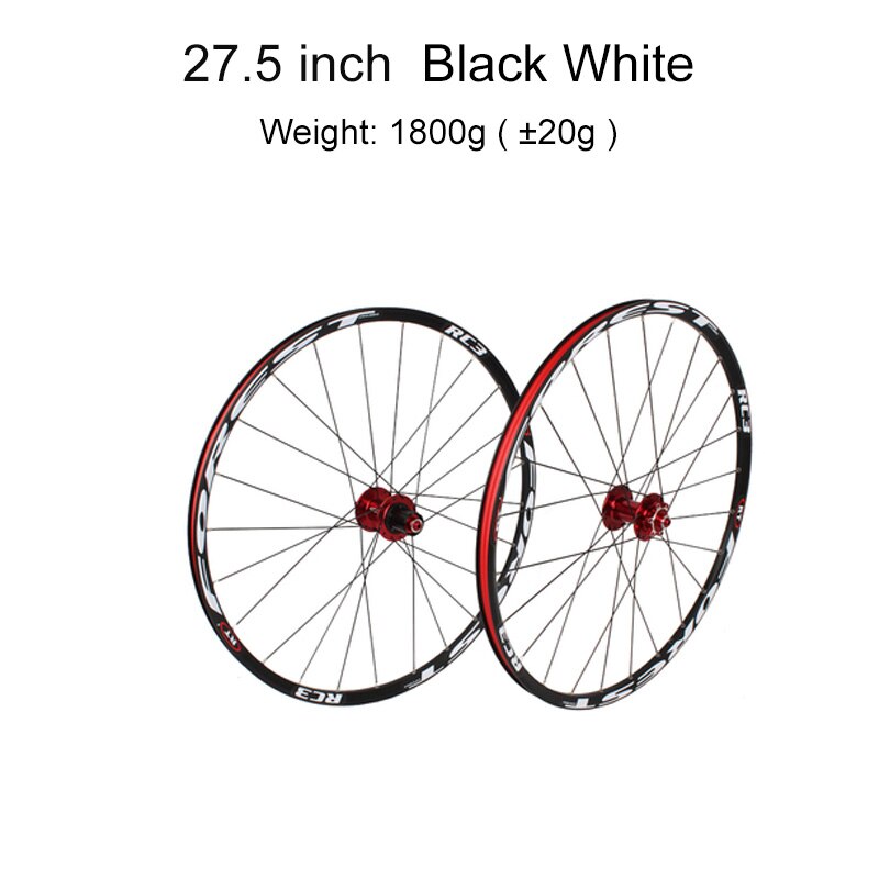 Mountainbike Mtb Cross Country Fietsen Wheel Hub Fietsonderdelen 26 27.5 Inch RC3 Peilin Dragende Aluminium Fiets: 27.5 Red black white