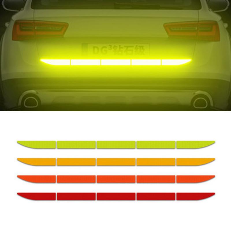 90x3.5cm Car Warning Reflection Tape Reflective Tape Decoration Stickers For Trucks Trailer SUV Safety Sticker Car-styling