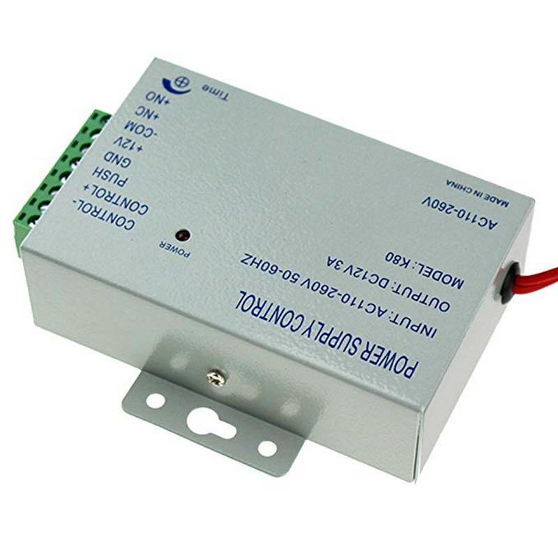 Smart Home Access Control Power Supply K80 Power Switch DC 12V 3A AC 110~260V for All Types Access Control System