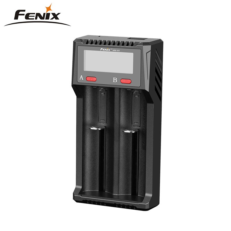 Fenix ARE-D2 Batterij Oplader Compatibel Met Li-Ion En Ni-Mh/Ni-Cd Batterijen Micro Usb Opladen En Usb Ontladen functie