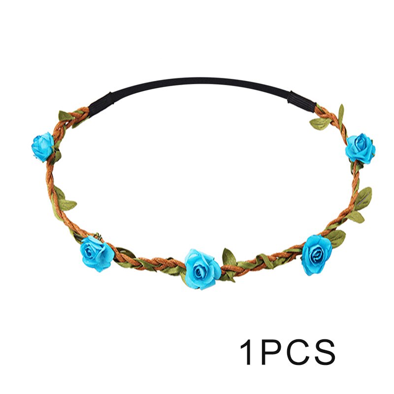 rose garland bridal tiara European hair styling rope dIY travel jewelry: 8