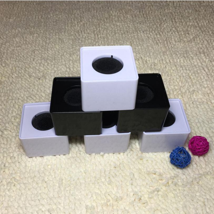 ABS wireless microphone inalambrico microfone microfono micro Interview Square Cube Logo Flag Station 39mm Hole for Reporters