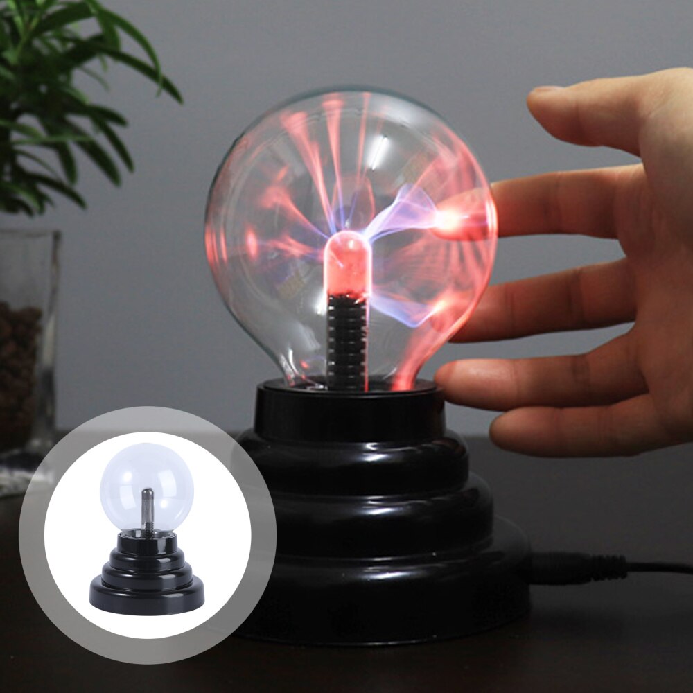 Plasma Globe Light Touch Sensitive Lights USB Globe Sphere Crystal Light Lamp for Office Desk Kids Child Party Birthday Fes: Default Title