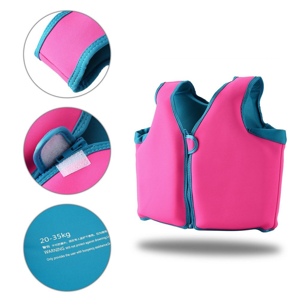Draagbare Kinderen Unisex Zwemmen Vest Kind Leven Drijfvermogen Pak Extra Zwemmen Drijfvermogen Vest Voor Kinderen Beginner Zomer