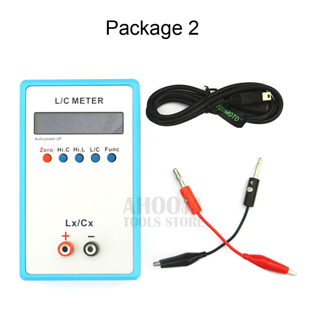 Digital Display High-Precision Handheld Inductance Capacitance Table LCR Digital Electricity Bridge Meter Measuring Instrument