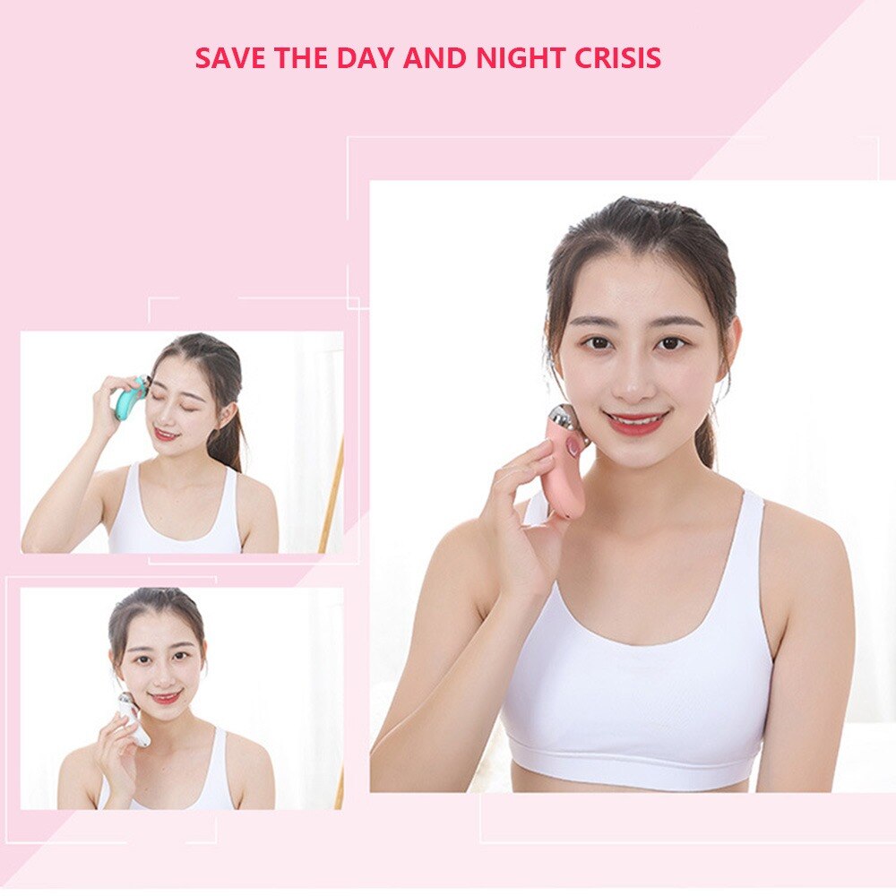 Face Lifting Microcurrent Roller Massager Skin Tightening Anti Wrinkle BIO Micro Current Facial Lift Care Beauty Device