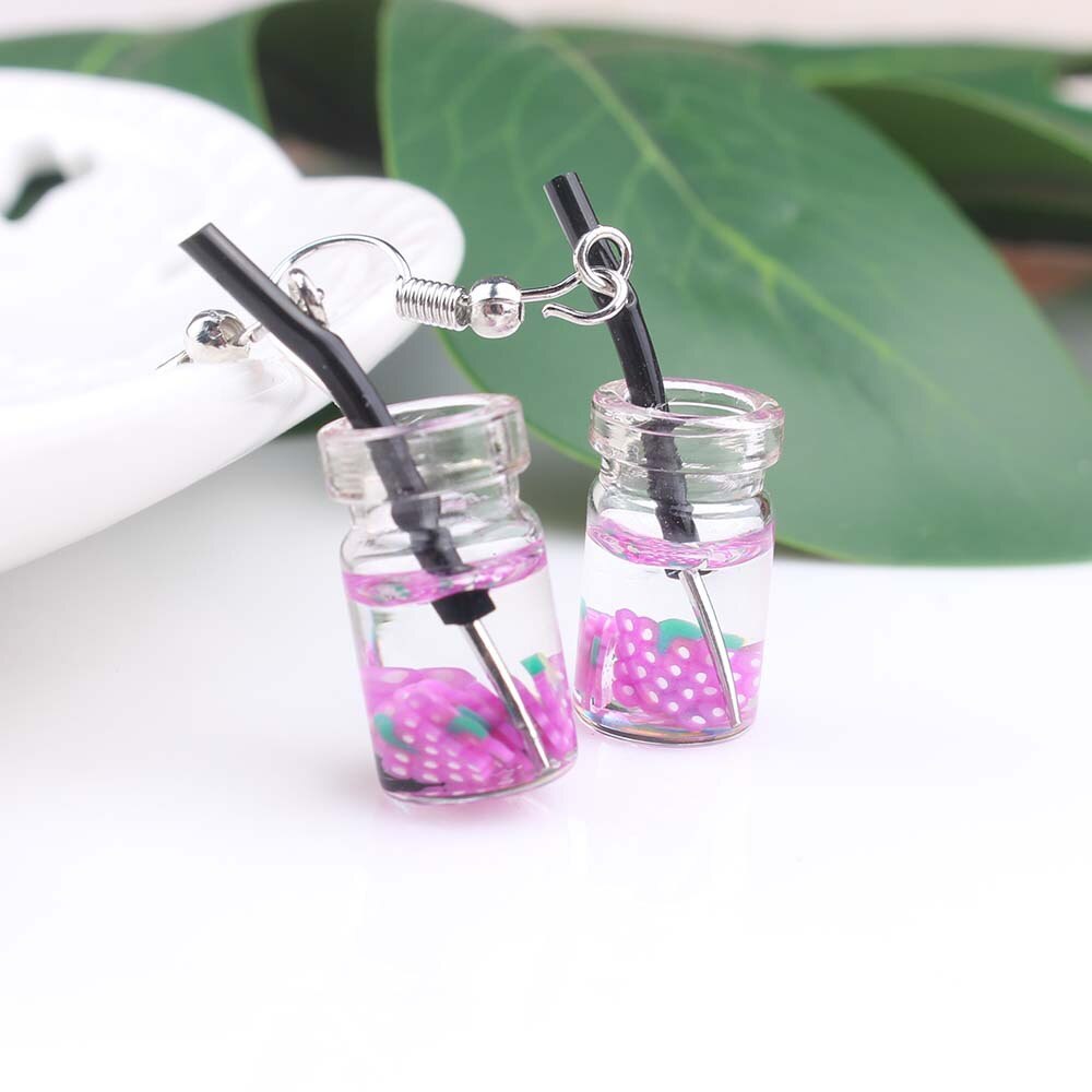 Pendientes colgantes geométricos de mariposa y flor púrpura para mujer, Margarita, corazón, redondo, cuadrado, Brincos, joyería de boda dulce