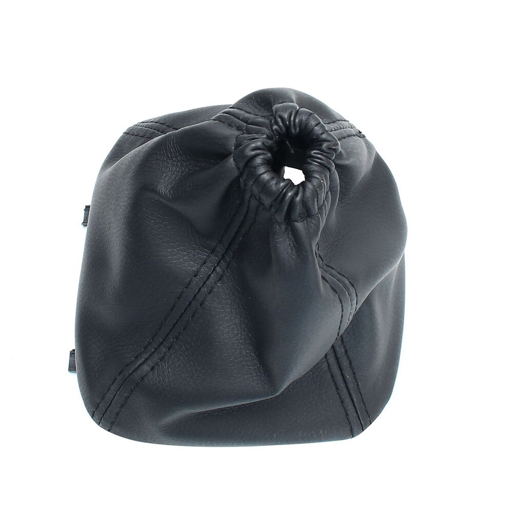 Leder Schaltknauf Abdeckung Für Hyundai Getz - PU Leather Gamasche Schwarz