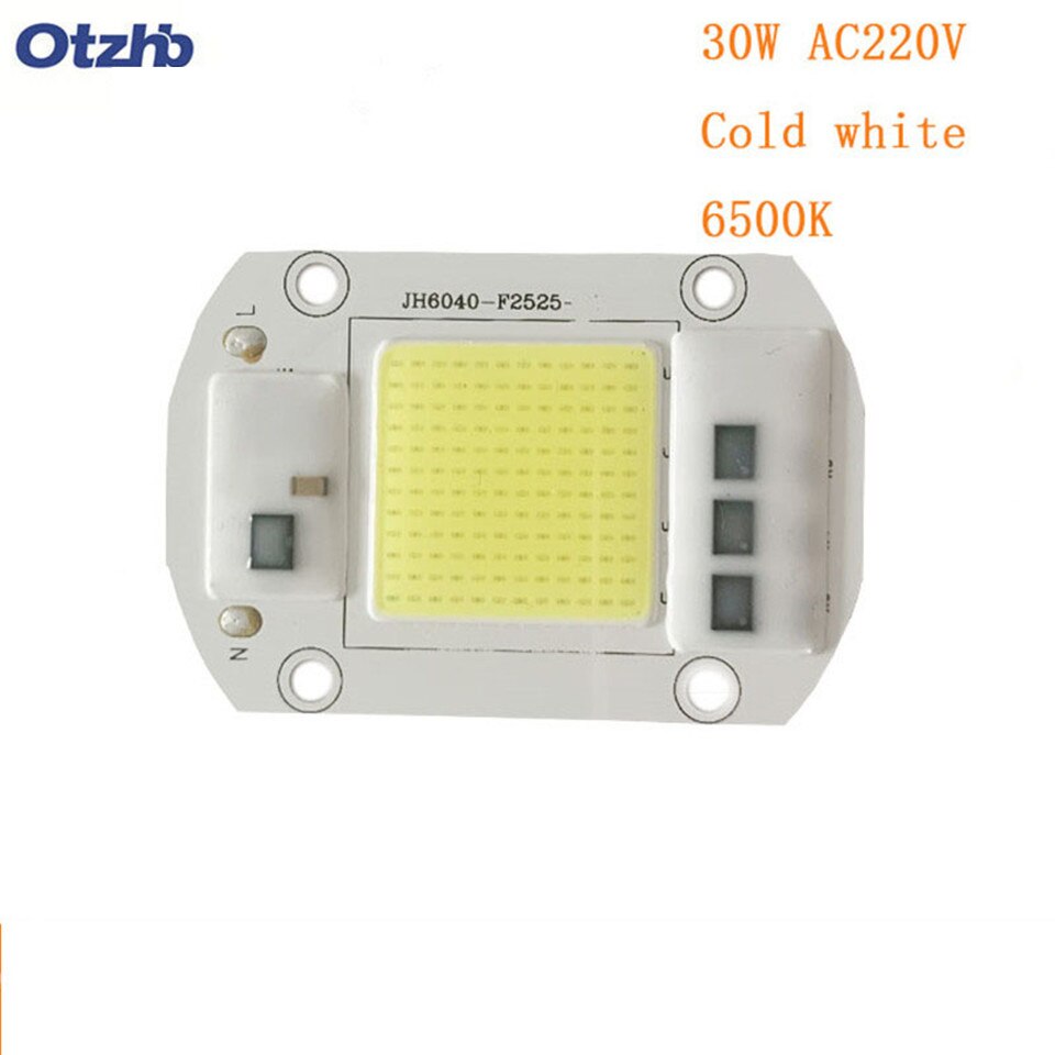 Otzhb – module led cob 20W 30W 50W, 60x40mm, perle de lampe pour la croissance des plantes, blanc , lumière blanche, lumière rouge, option à spectre complet