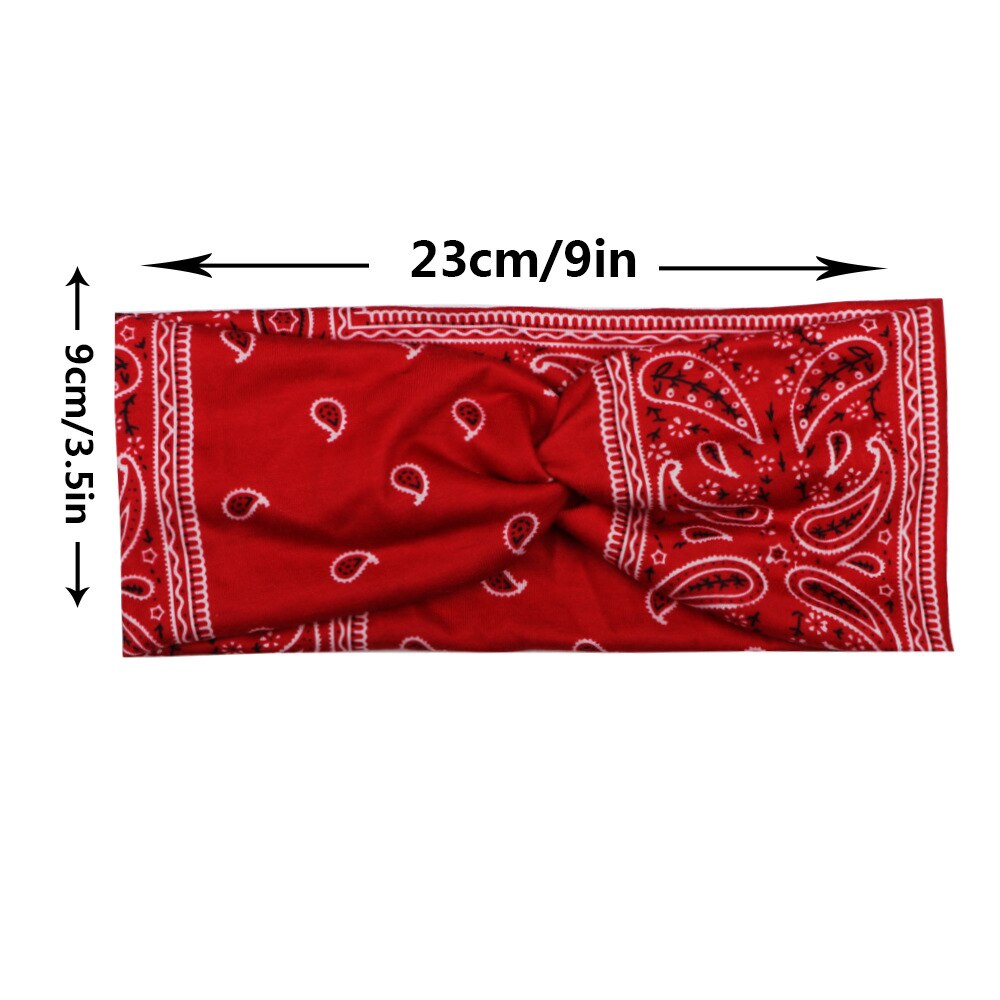 Bohemian Cross Elastic Hair Band Women Chiffon Silk Headband For Ladies Head band Hair Accessories Sports Wash Headwear