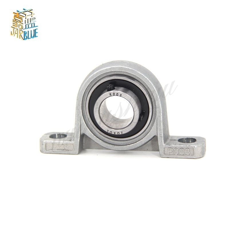 Bloque de soporte montado en bloque de rodamiento de bolas, aleación de Zinc, diámetro de 8mm, 10mm, 12mm, 15mm, 17mm, 20mm, KP08, KP000, KP001, KP003, 1 unidad