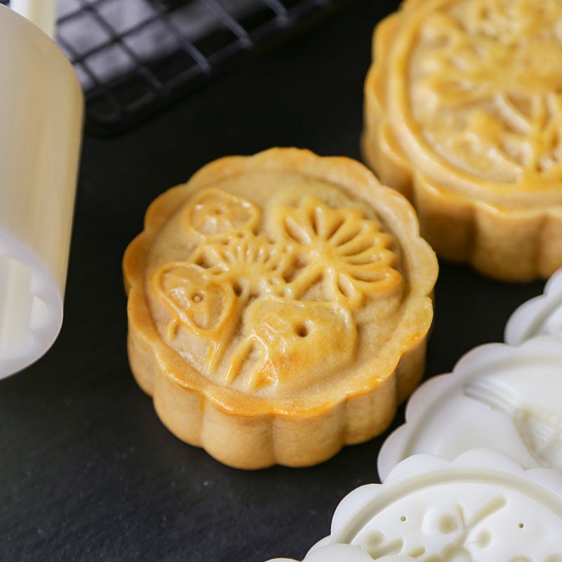 Cookie Stamp Moon Cake Mold Stamps, Cookie Press Mid Autumn Festival Diy Decoratie Pres