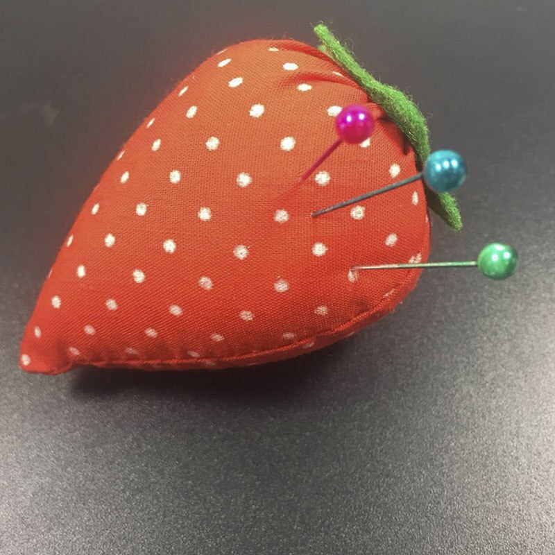 Ball Shaped Sewing Needle Pin Cushion Wrist Strap Sewing Needle Pillow for Cross Stitch Sewing Pins Accessories Craft Supplies