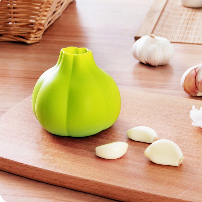 Éplucheur d&#39;ail rond en silicone, outils de cuisine créatifs, Non toxique et facile à nettoyer, pratique,
