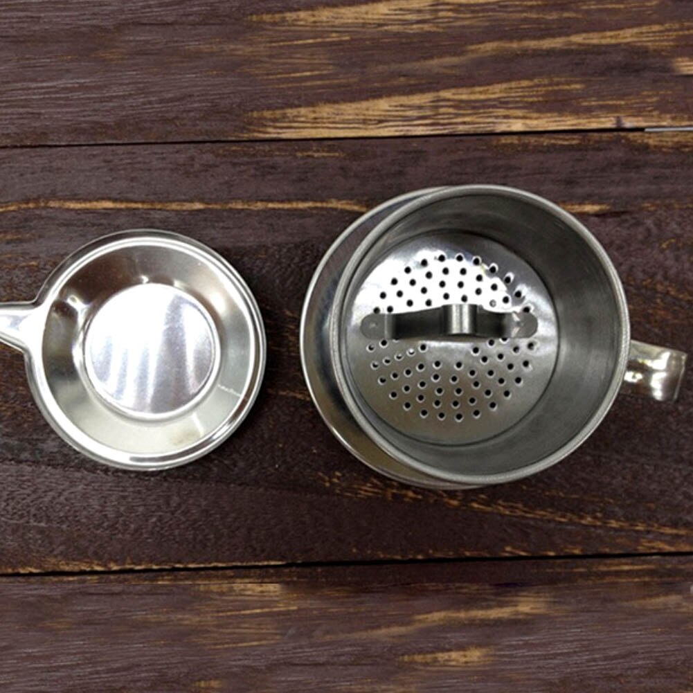 50/100ml rustfritt stål rustfritt stål kaffe kontor hjem drypp filter maker pot infuse kopp