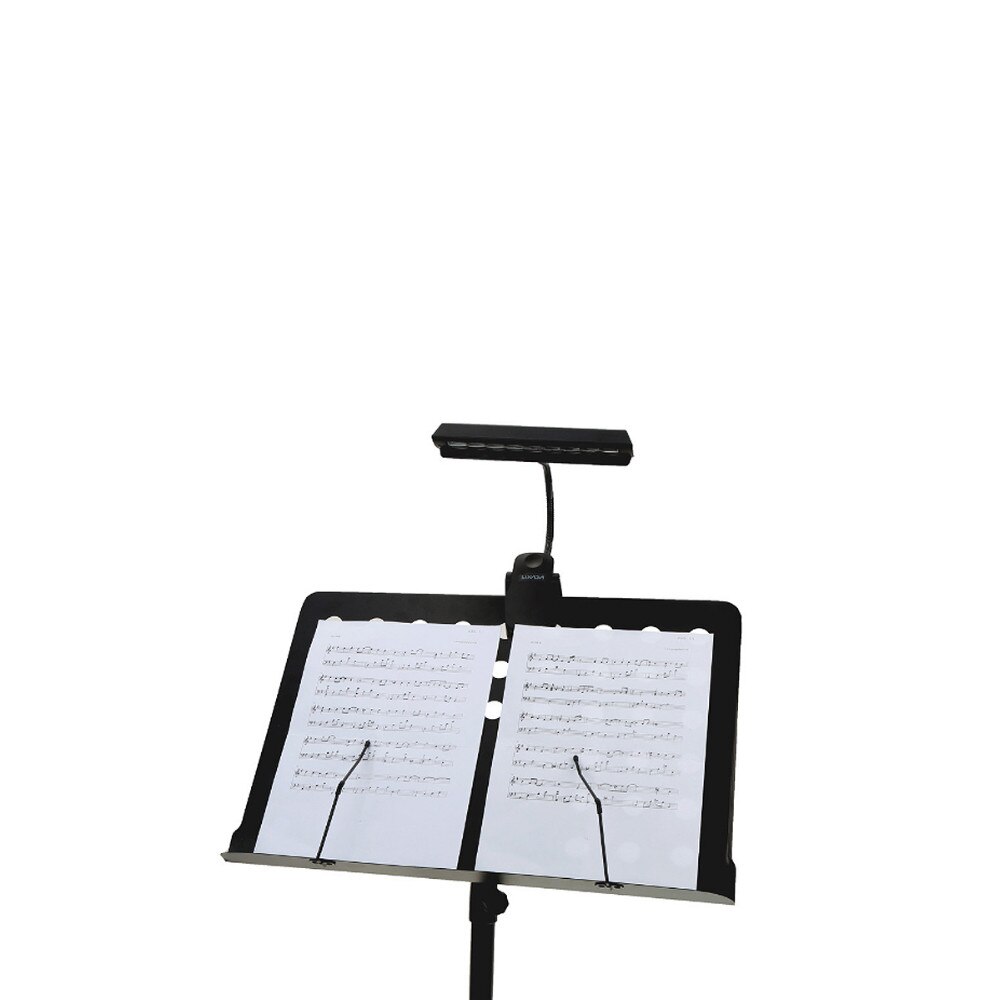 Kindle-Lámpara de luz LED blanca para lectura, soporte de partituras, ideal para decoración de escenario, incluye Cable USB, 10 LED