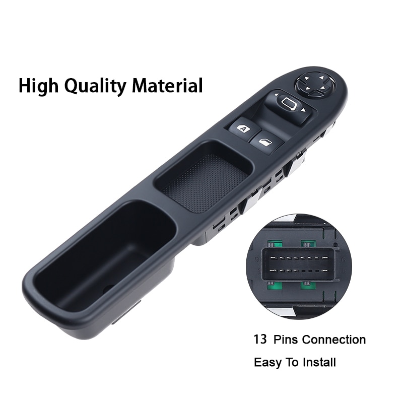 Yaopei Oem 6554.QC 6554QC Linksvoor Drive Side Elektrische Master Schakelaar Ruitbediening Voor Peugeot 207 Citroen C3 Picasso 07-14