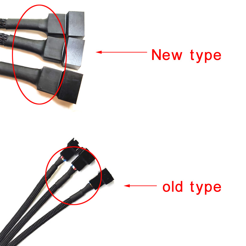 4Stift PWM Fan Splitter Adapter Kabel 1 zu 1 2 3 4 Computer CPU Fan Splitter PC Fan Verlängerung Energie kabel
