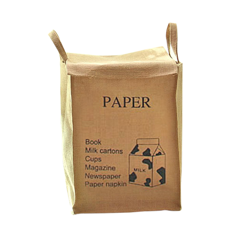 Useful and Affordable COTTON &amp; LINEN Laundry Basket Storage Box Container Sundries Organizer: no2